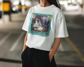 chill the fourth out duckling DTG printed womens casual graphic tee