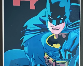 Impression d'art Batman-Gotham's Protector, papier photo glacé haut de gamme 8,5 x 11