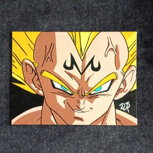 Majin Vegeta Smile - origineel kunstwerk