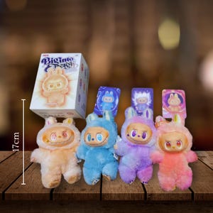 Lububu Plüsch-Puppe Schlüsselanhänger | Süßer Plüsch Anhänger | Mystery Blind Box | Kawaii Taschenanhänger |Stufftier Tier Schlüsselanhänger | Überraschungsgeschenk | Plüschpuppe