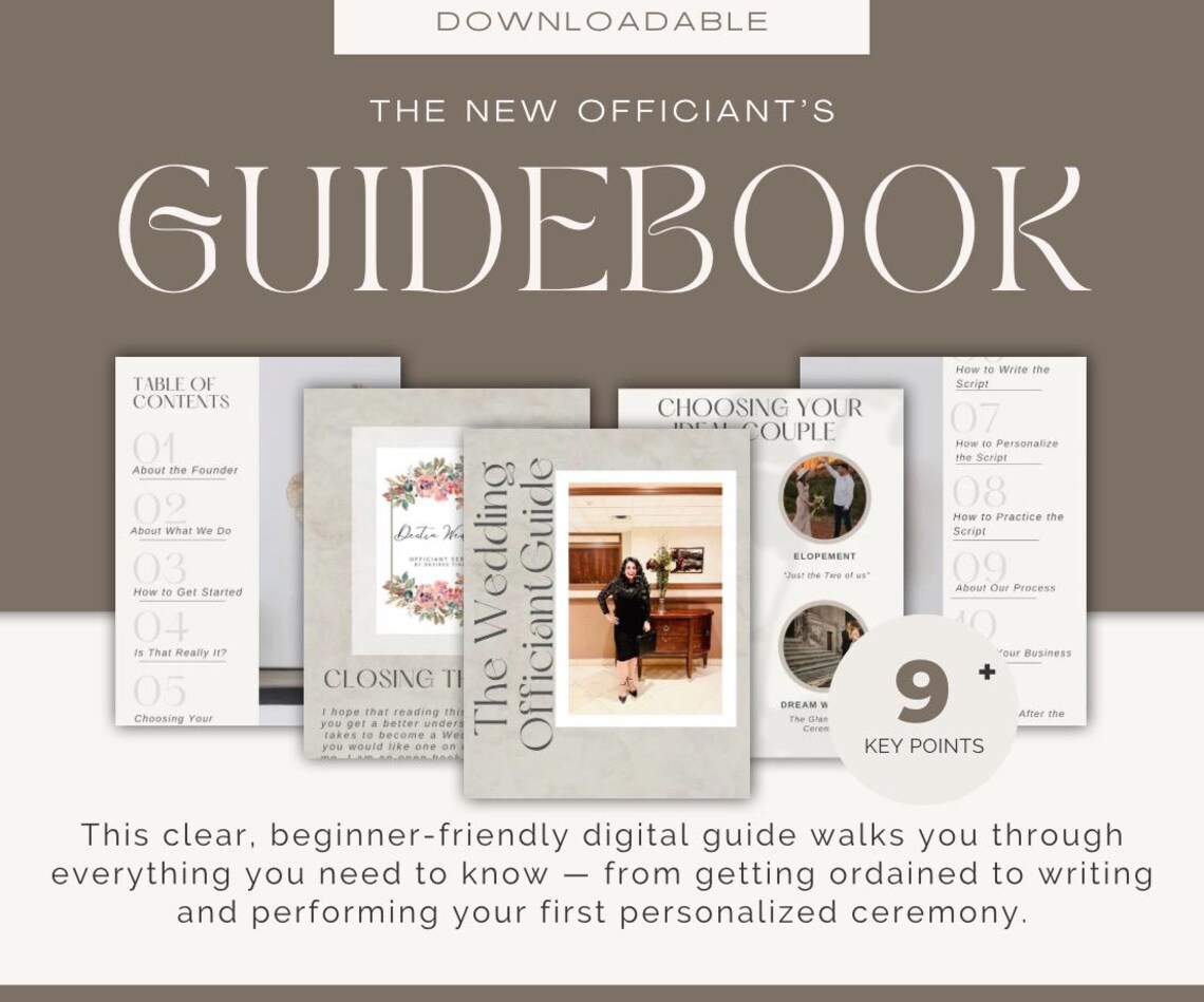 The Wedding Officiant Guide - How to Become an Officiant With Easy ...
