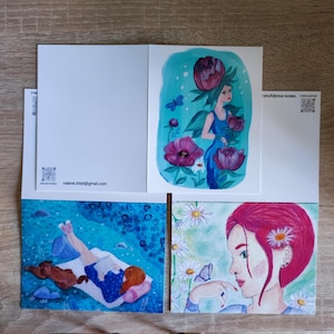 CARTES DE CORRESPONDANCE (lot de 3)