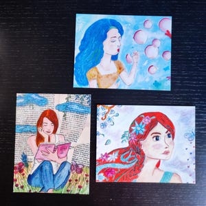 CARTES DE CORRESPONDANCE (lot de 3)