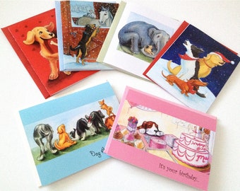 Greeting Card Variety Pack - The JenKellerArt FIVE PACK (5 cards per pack)