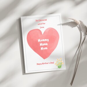 Happy Mother&#39;s Day | Mother&#39;s Day Card | Editable Greeting Cards | Digital Greeting Card | Custom greeting Cards