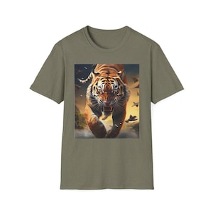 Majestic Tiger Graphic T-Shirt: Unisex Wild Animal Tee