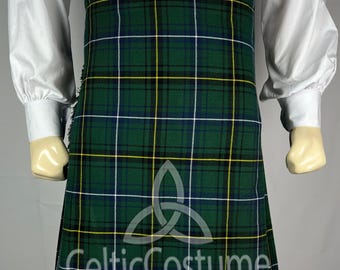 Henderson Modern Tartan Kilt: Handmade Scottish Acrylic Wool Kilt