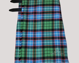 Falda escocesa Hunter Ancient Tartan / Faldas escocesas para hombre / Hecha a mano con tela gruesa de 16 oz
