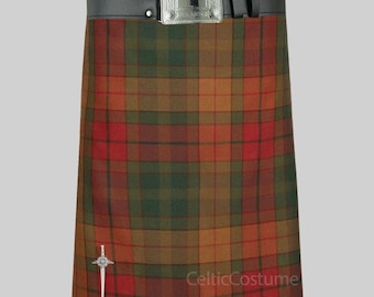 Cullins of Skye Tartan kilt : Handmade Acrylic Wool Kilt | Kilts for Men | Christmas Gift