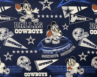 NFL Disney Mickey Dallas Cowboys - Cotton Fabric