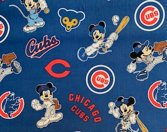 MLB Disney Mickey Chicago Cubs - Cotton Fabric