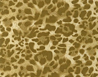 Leopard Cotton Wild Side - Imprimé Animal - Robert Kaufman - Tissu coton