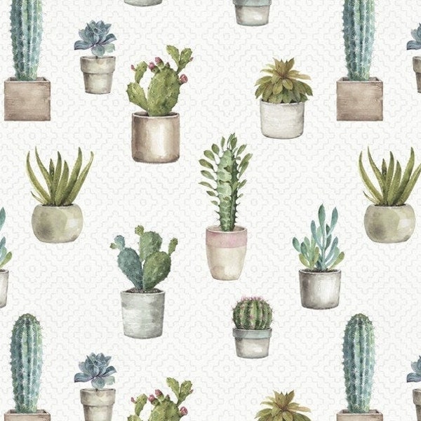 Cactus Verde by Lisa Audit - David Textiles - Cotton Fabric