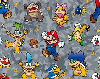 Mario - Cotton Fabric