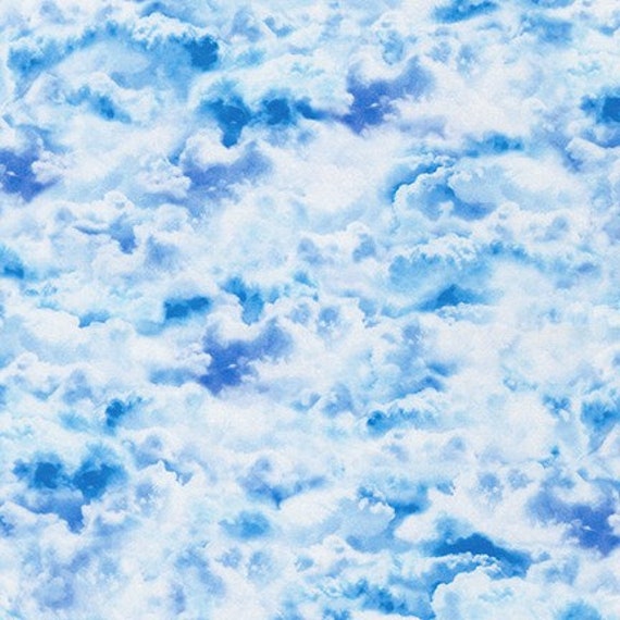 Wolke von Imaginings-Robert Kaufman Baumwollstoff