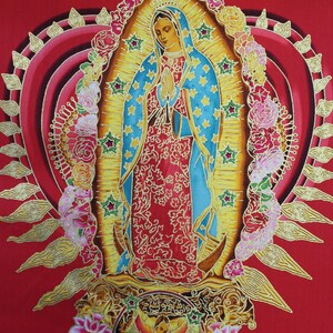 Our Lady of Guadalupe Fabric 4 panels image 2