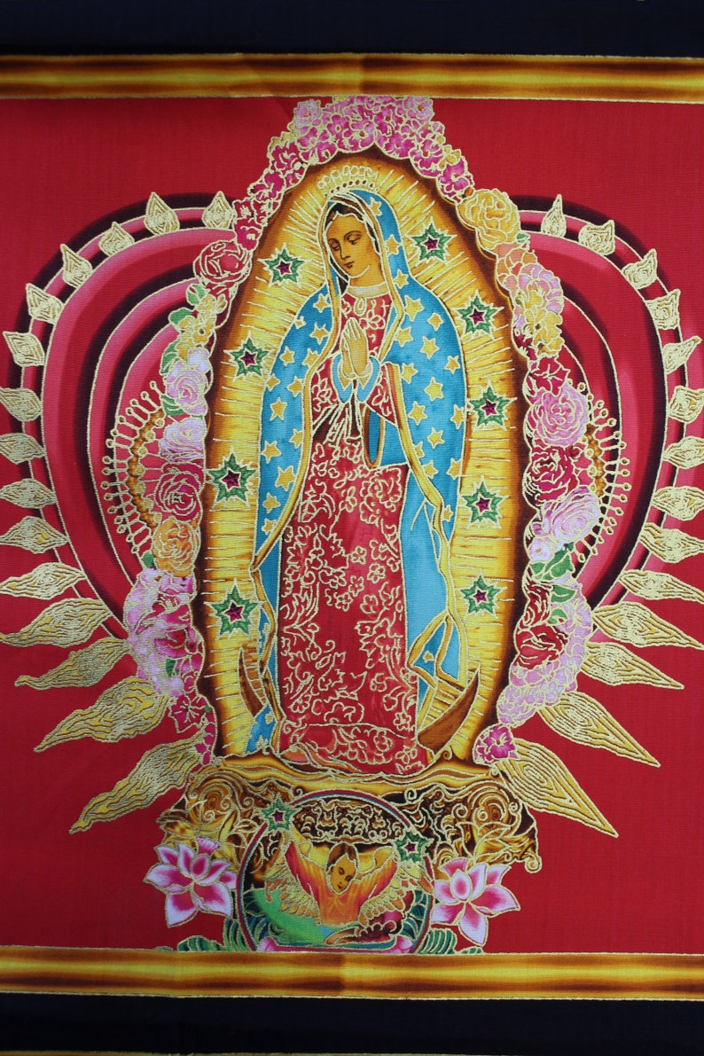 Our Lady of Guadalupe Fabric 4 panels image 2