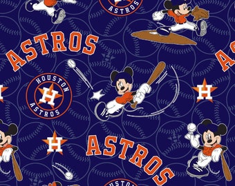 MLB Disney Mickey Houston Astros - Cotton Fabric