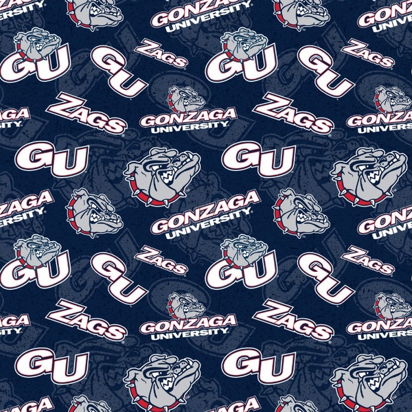 Gonzaga University - Sykel Enterprises - Cotton Fabric