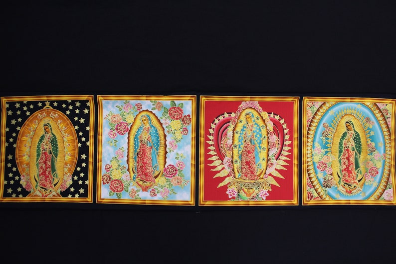 Our Lady of Guadalupe Fabric 4 panels image 1