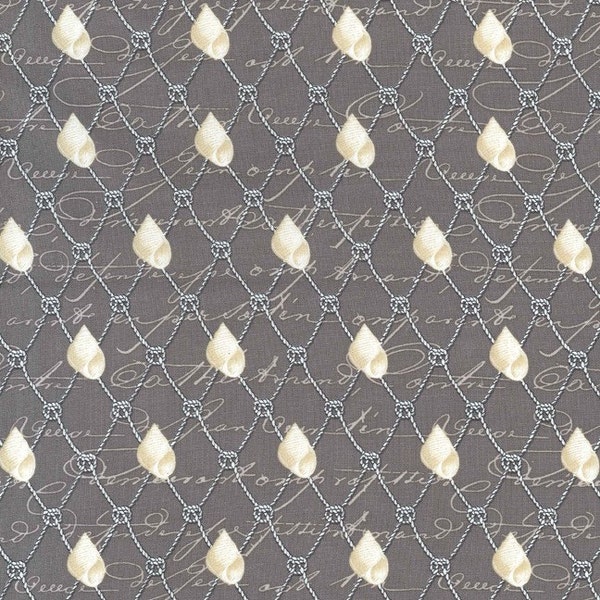 SALE! -- By the Sea Nautical Netting Fabric - Michael Miller - Cotton Fabric