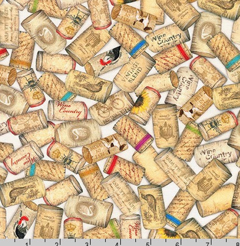 Wine by Mary Lake Robert Kaufman Fabrics Cotton Fabric Etsy