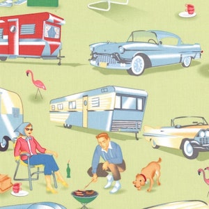 Trailer Travel - Michael Miller - Cotton Fabric