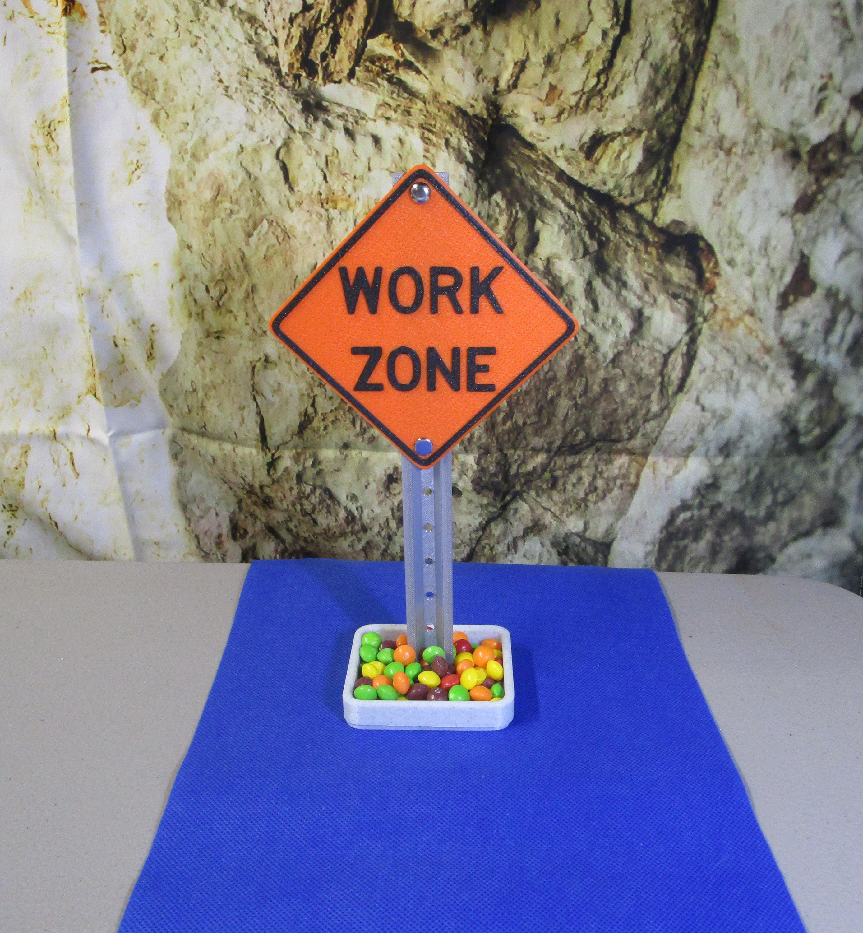 Work Zone Sign In Work Zone Sign Color