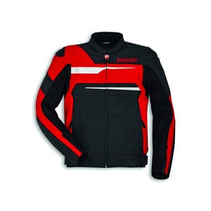 Ducati RED Biker Leather Jacket Women Black 90s Cowhide Premium Leather Genuine Jacket Mens Gift for Husband Motorcycle Clothing Moto Jacket
