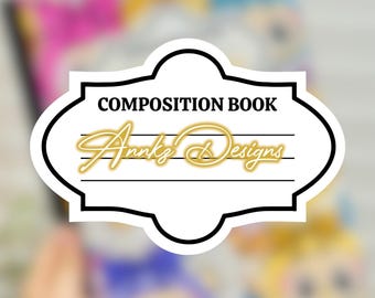 Custom Composition Notebook