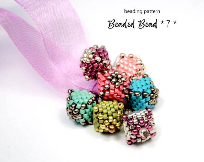 Beaded Component Tutorial: Delica & Seed Beads (PDF Pattern)