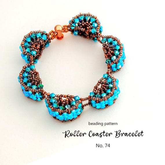 Roller Coaster Bracelet Beading Pattern: PRAW Tutorial (PDF Download)