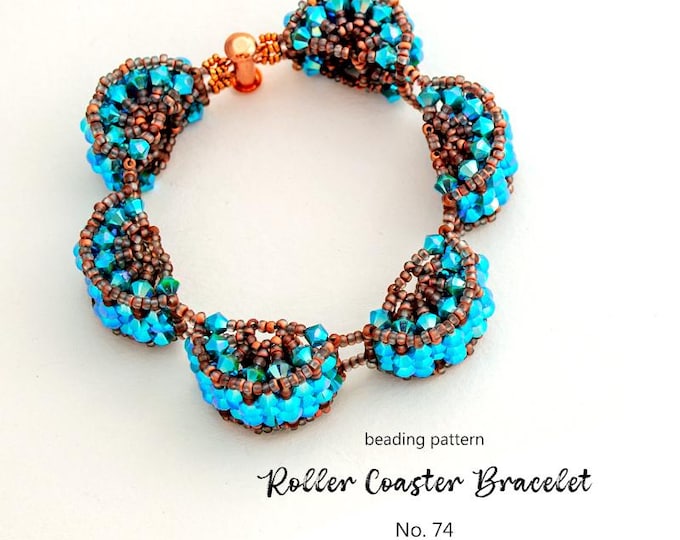 Roller Coaster Bracelet Beading Pattern: PRAW Tutorial (PDF Download)