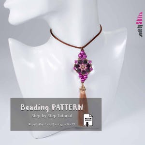 Kralentutorials 2 pdf's • Hanger of oorbellen met cabochon- en ginkgo-kralen• Patroon DIY-sieraden