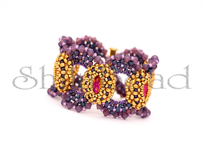 Beading Pattern Tutorial Step by step INSTANT download PDF St Lucia Bracelet No 31 image 7