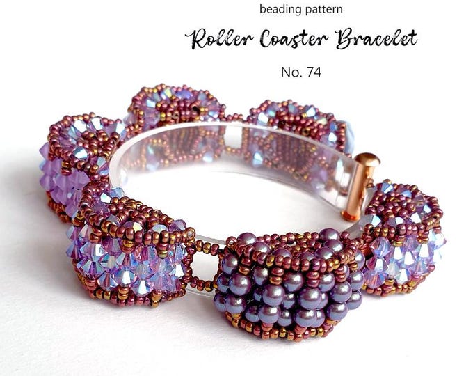 PRAW Bracelet Beading Pattern • Advanced RAW Tutorial PDF, Instant Download