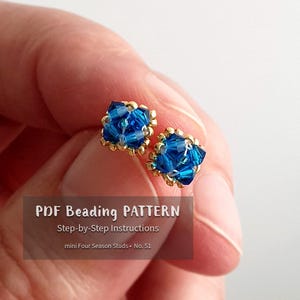 Pendientes de cuentas para principiantes (PDF): tutorial paso a paso con cristales y perlas