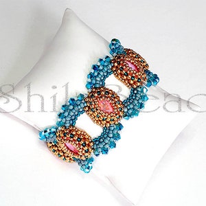 Beading Pattern Tutorial Step by step INSTANT download PDF St Lucia Bracelet No 31 image 3