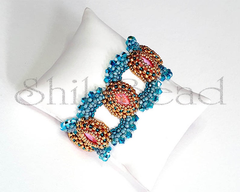 Beading Pattern Tutorial Step by step INSTANT download PDF St Lucia Bracelet No 31 image 3