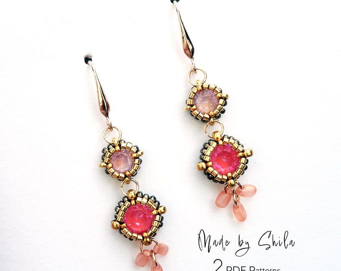 Beaded Chaton Bezel Pattern • Crystal Jewelry Component PDF