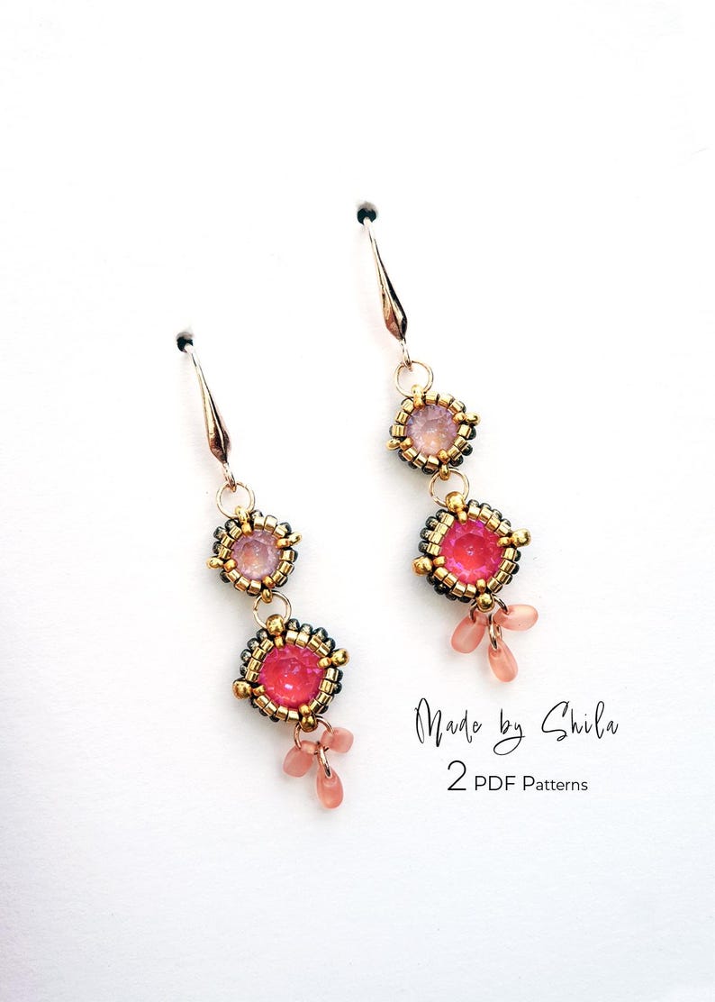 Beaded Chaton Bezel
2 sizes · PDF tutorial