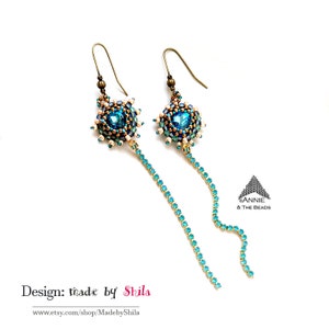 Beading Pattern Tutorial Step by step INSTANT download PDF Gypsy Dance Earrings No 30 image 9