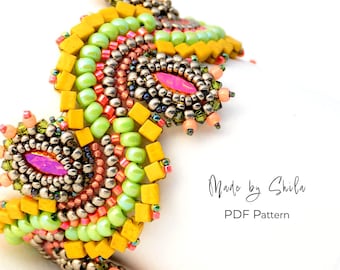 Beaded Bracelet Pattern: Dragon Dance Reloaded 2 (PDF Tutorial)