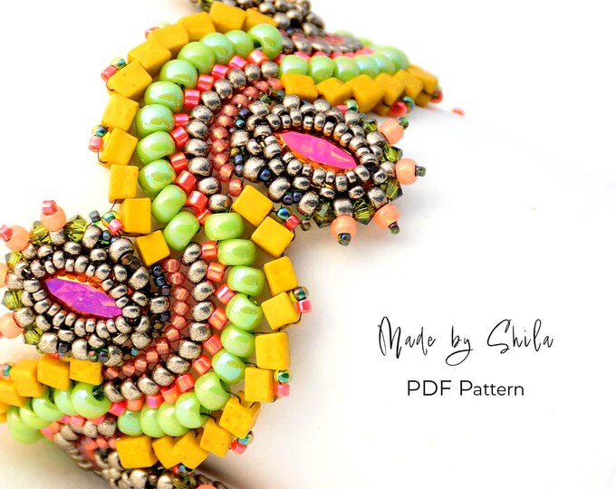 Beaded Bracelet Pattern: Dragon Dance Reloaded 2 (PDF Tutorial)
