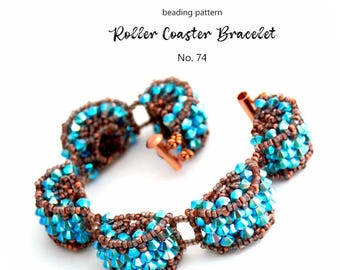 PRAW Bracelet Beading Pattern • Advanced RAW Tutorial PDF, Instant Download