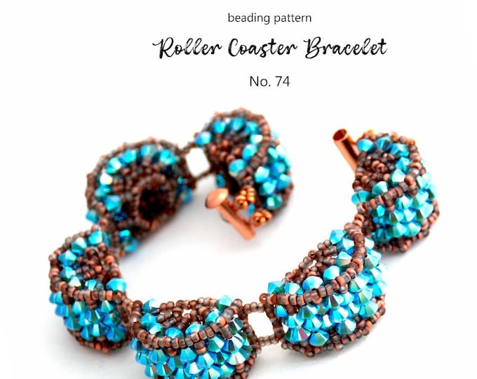 PRAW Bracelet Beading Pattern • Advanced RAW Tutorial PDF, Instant Download