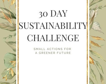 30 Day Sustainability Challenge