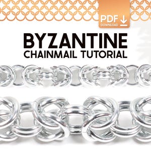 Zelfstudie Byzantijnse kettingarmband en -ketting - gids voor het maken van sieraden maken voor beginners (pdf-download)