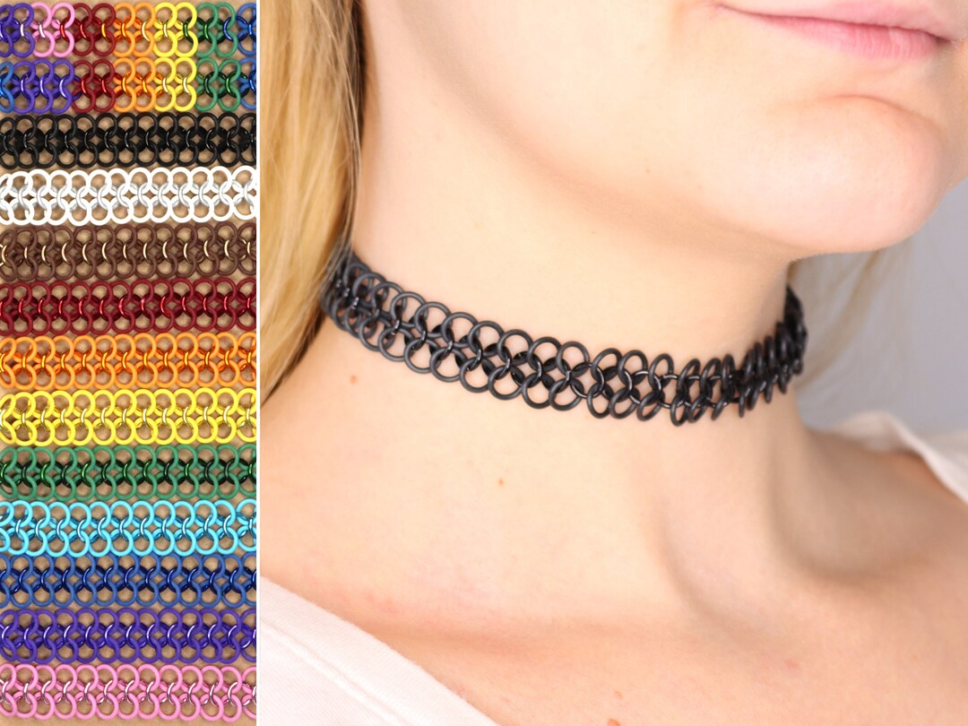 DIY 90's Tattoo Choker with Beads ¦ The Corner of Craft 