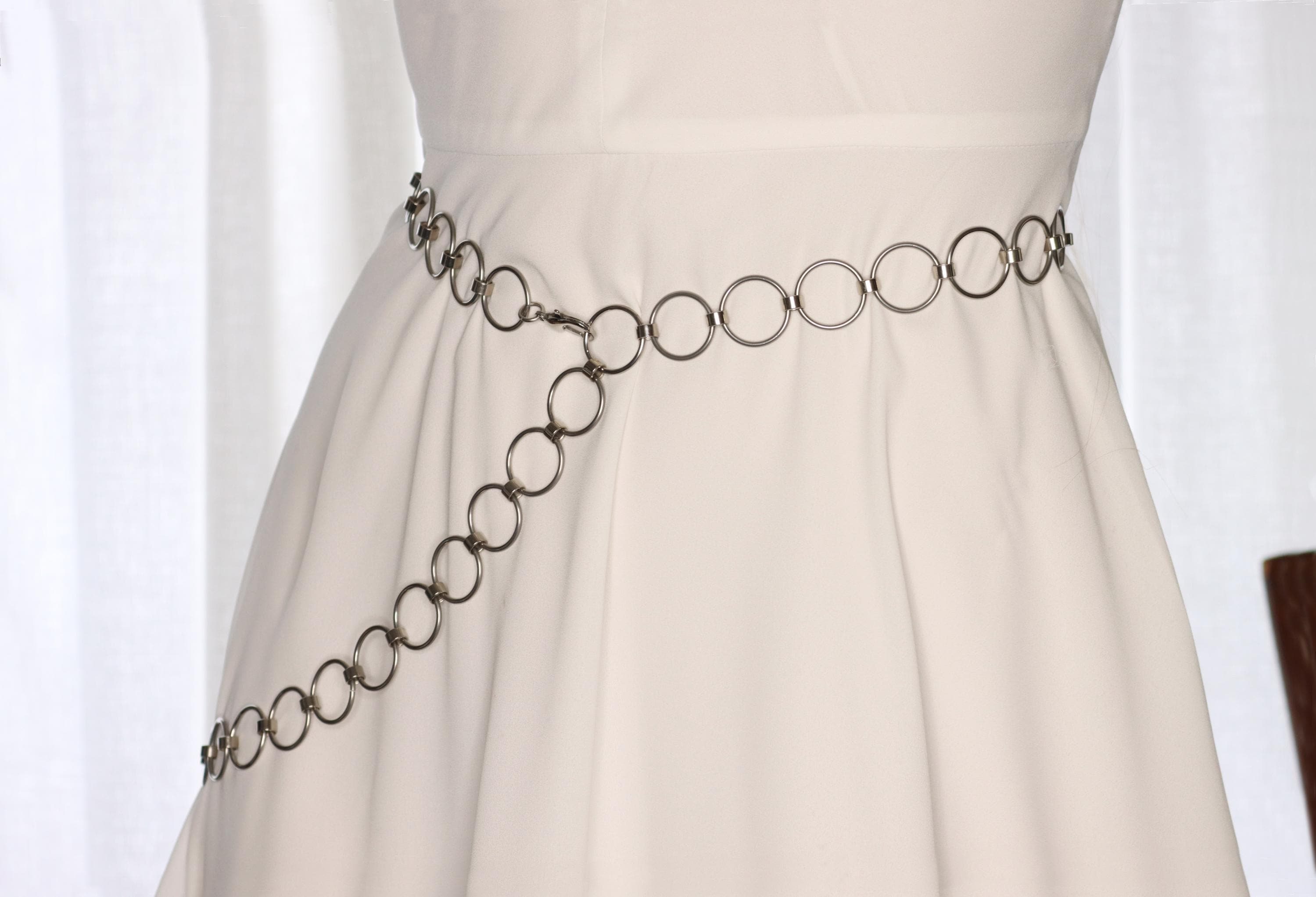 Renaissance Belt Silver Chains - Etsy